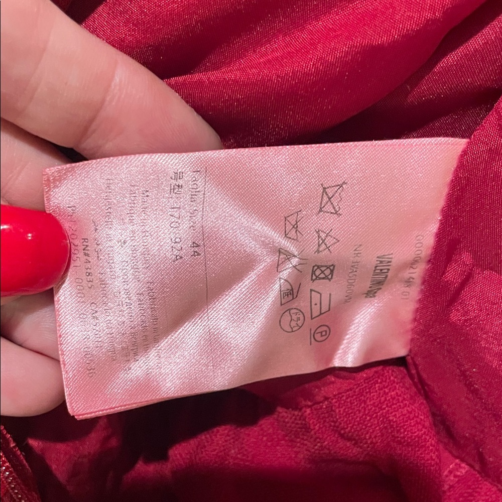 RED Valentino Vibrant Red Midi Dress 8 - Picture 7 of 7